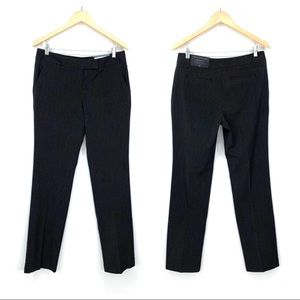 Worthington Modern Fit Pinstripe Charcoal Straight Leg Career Dress Pants Nwt 10